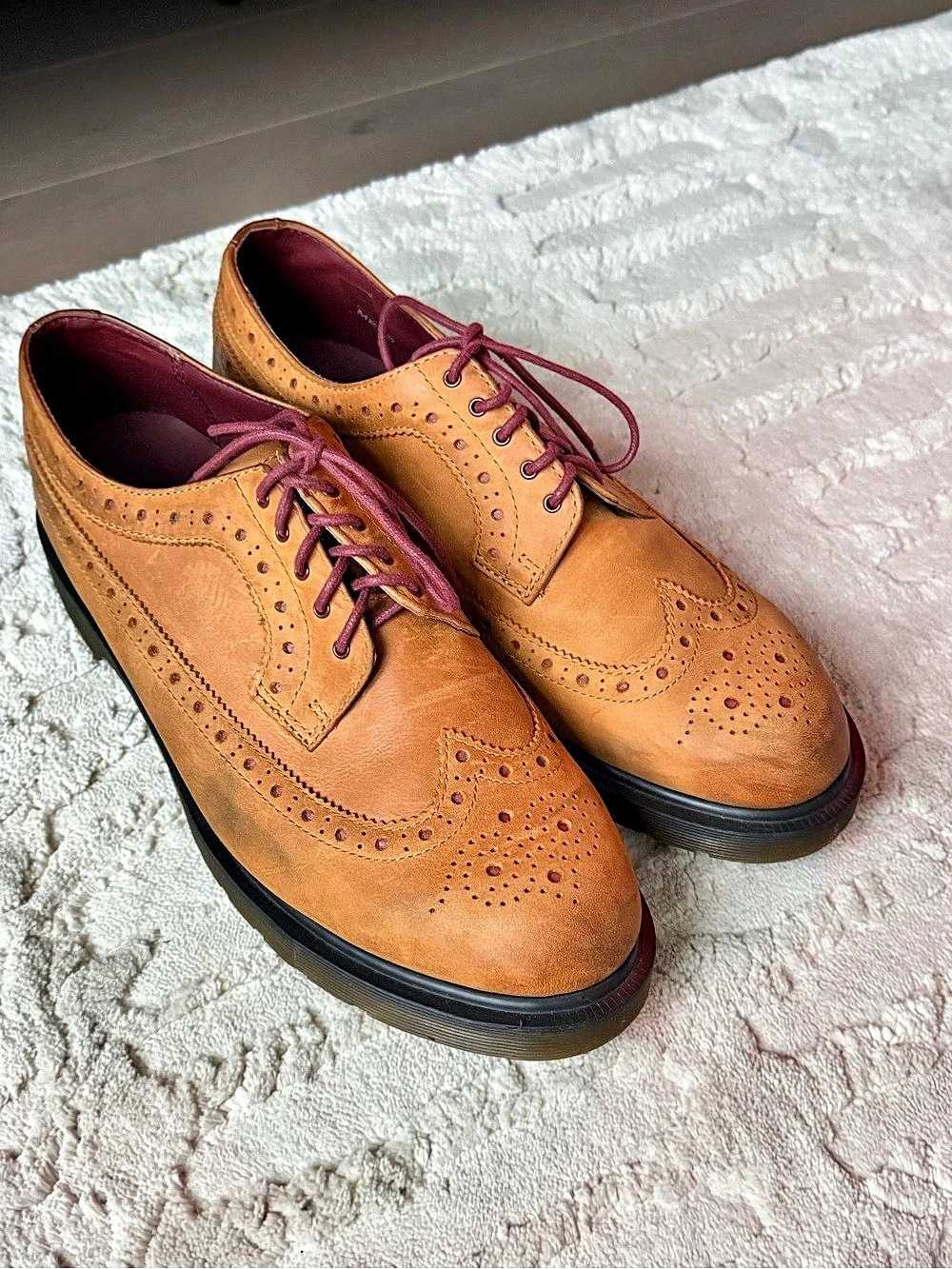 Dr. Martens 1461 Brogue Oxfords in Brown US 12